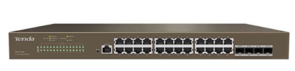  teg5328f 24port 10/100/1000 yönetilebilir swıtch