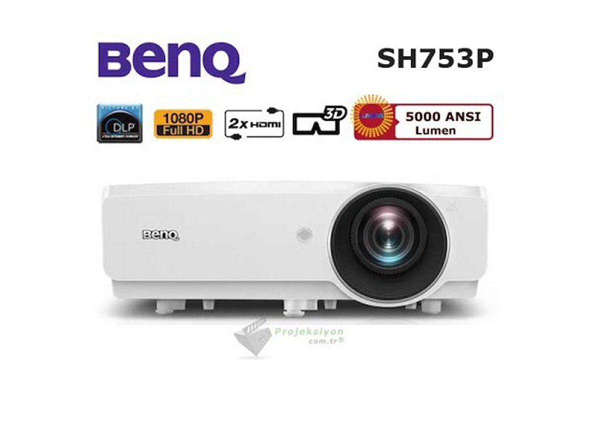 5000 ANSI 1920x1080 FHD 2xHDMI VGA RJ45 USB 3D DLP Projektör