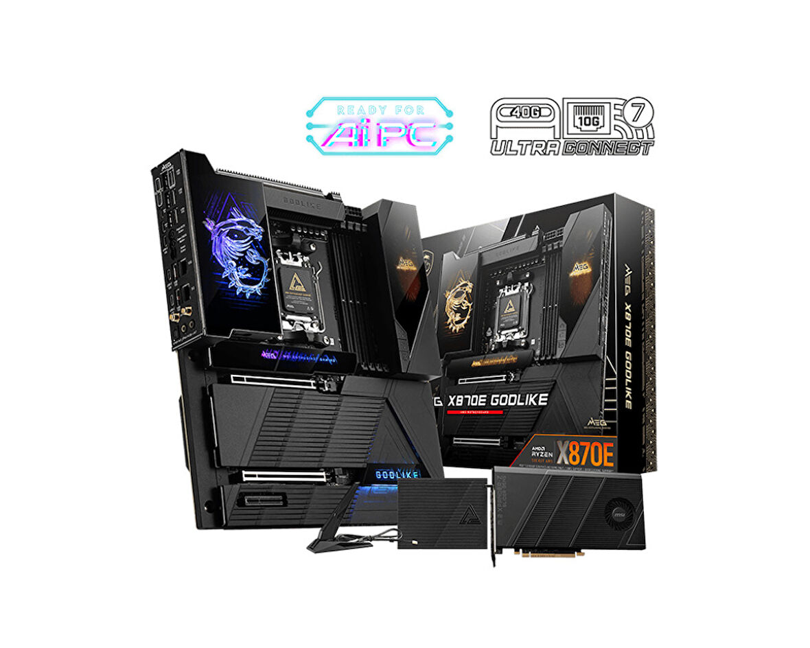  MB MEG X870E GODLIKE AM5 DDR5 9000MHZ(OC) USB4 7x M.2 2x DP 1x10G, 1x 5G  LAN WIFI 7 RGB ATX