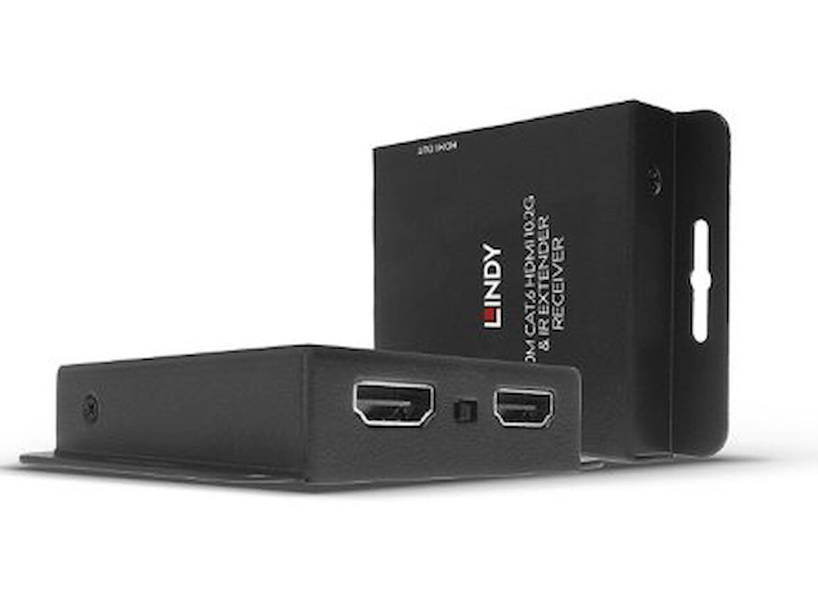 LIN-38208 70 metre Cat.6 HDMI 4K30 & IR Sinyal Uzatma Cihazı, PoC & HDMI Ekran Çıkışlı