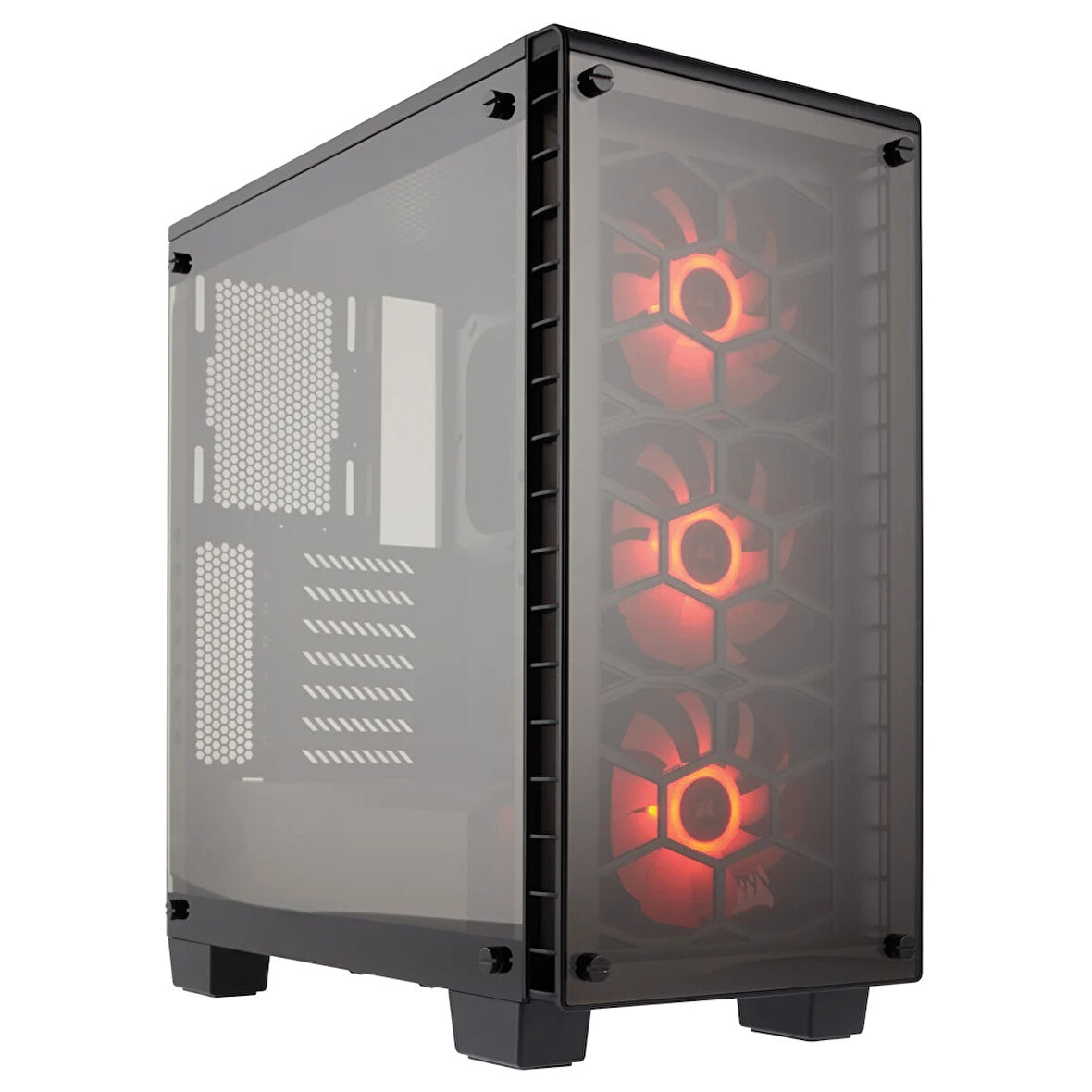 Corsair Crystal 460X RGB Fanlı Tempered Glass Pencereli ATX KASA (PSU YOK)