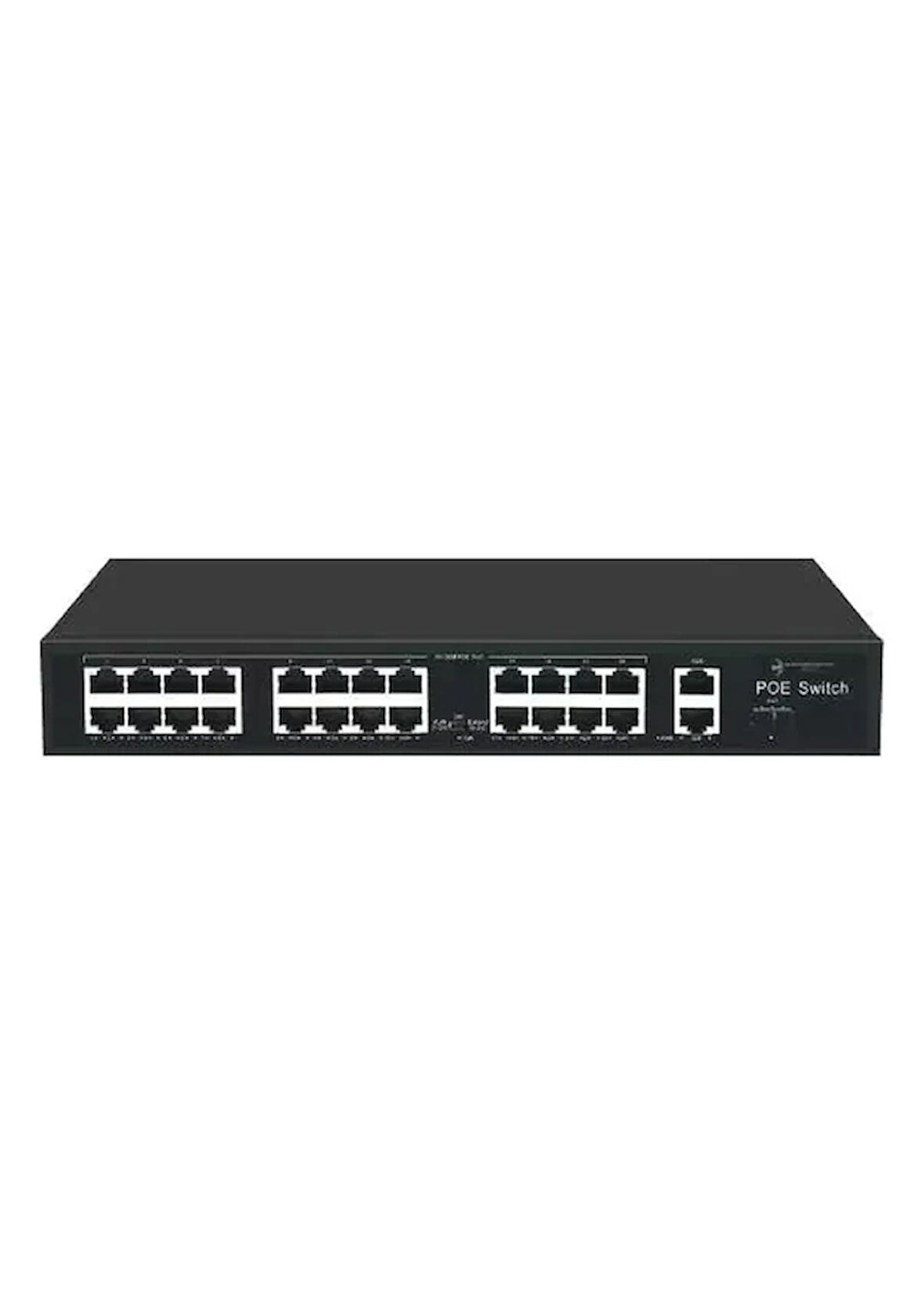 ODS ODS-24P2U-300 24 PORT 10/100 24 PORT POE 2GE UPLINK 300W YONETILEMEZ SWITCH