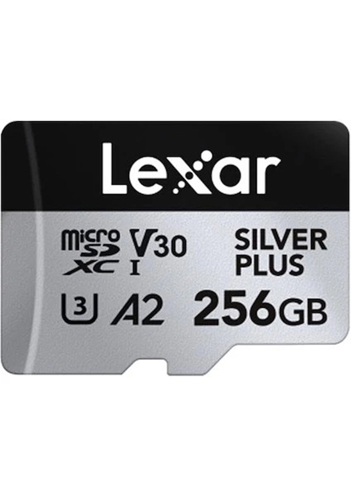 256GB LMSSIPL256G-BNANG MICROSD HIGH-PERFORMANCE SILVER PLUS MICROSDXC UHS-I UP TO 205MB/S READ 150MB/S WRITE C10 A2 V30 U3