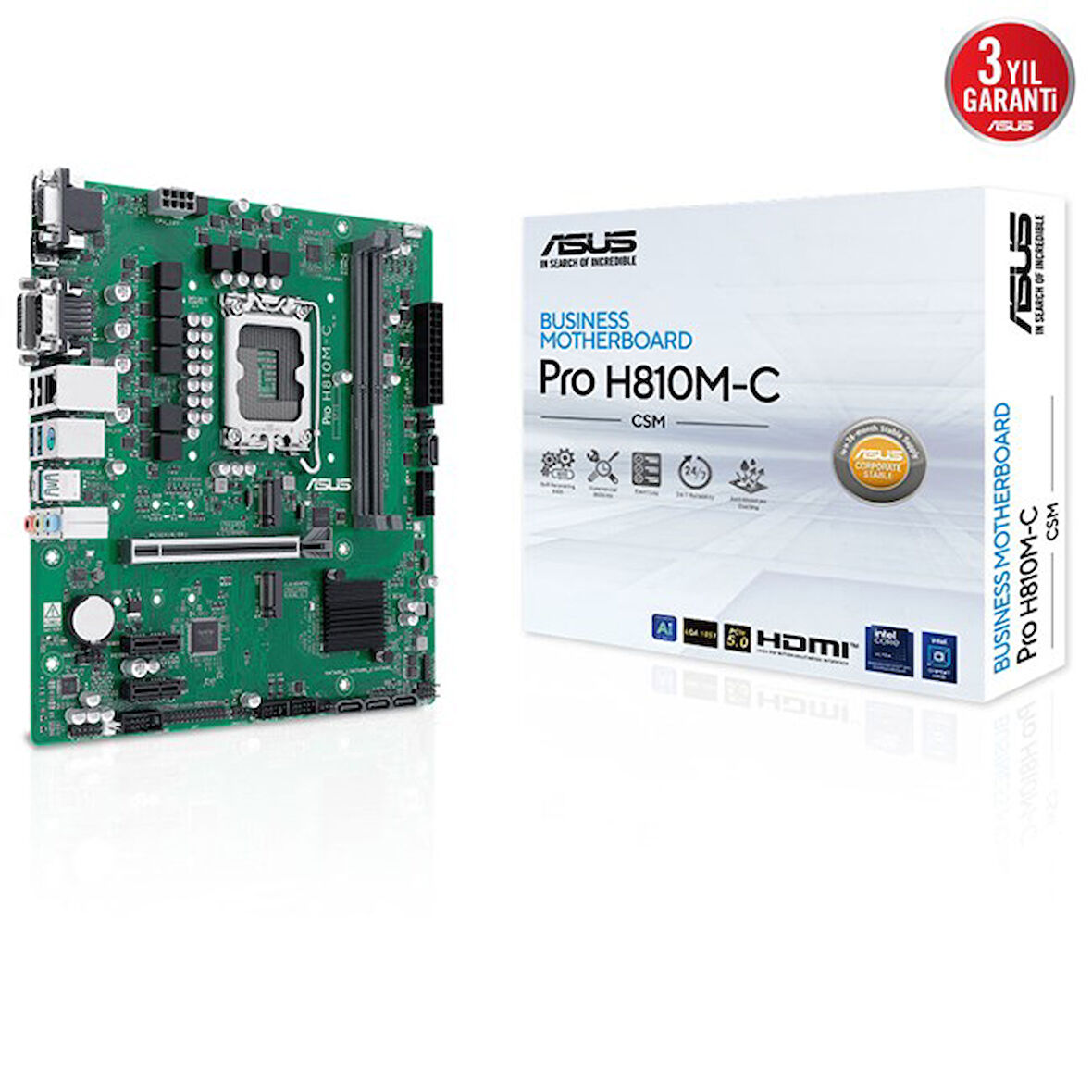 Pro H810M-C Csm D5 1851P Vga Dvi Hdmi Dp