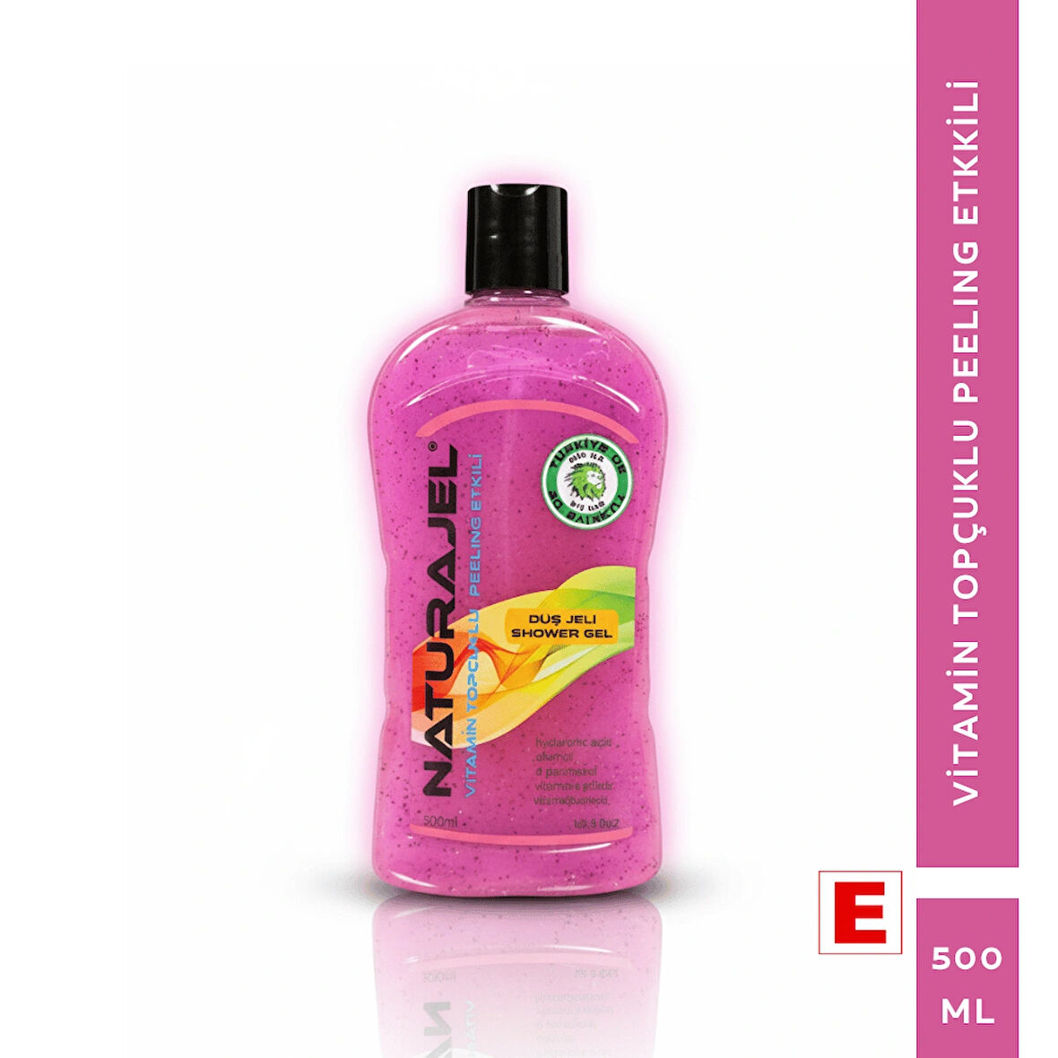NATURAJEL Peeling Etkili Tazeleyici Duş Jeli 500 ml 
