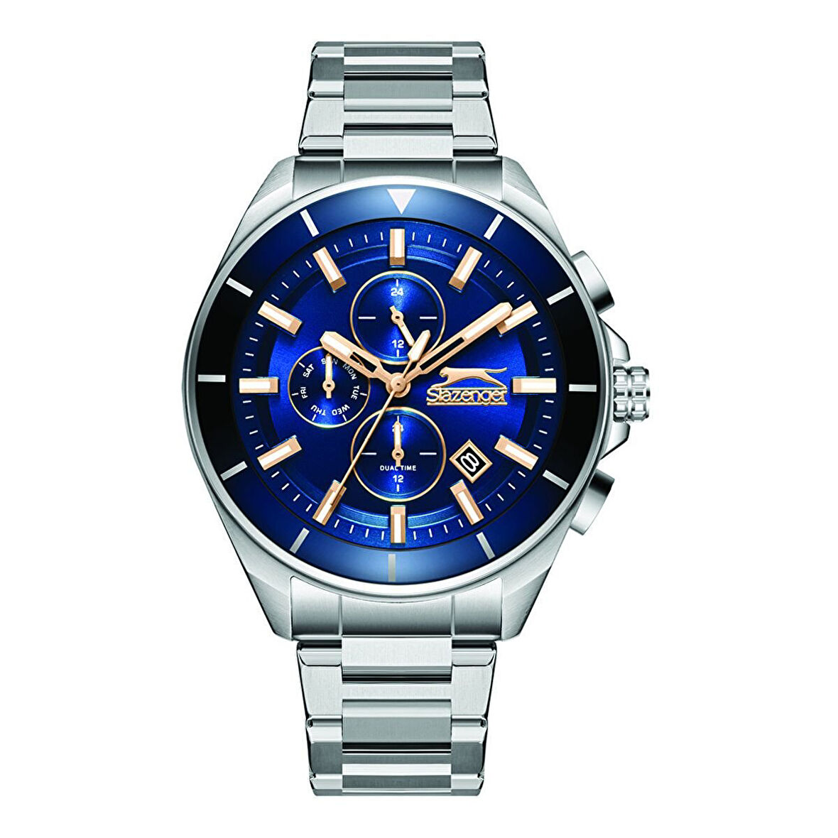 Slazenger SL.09.2393.2.02 Erkek Kol Saati | 10 ATM Su Geçirmez, Çelik Kasa, Lacivert Şıklık