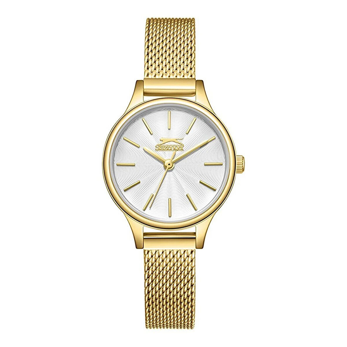 Slazenger SL.09.2458.3.02 Kadın Kol Saati | Altın Sarısı Milano Kordon & 24 mm İnce Zarafet