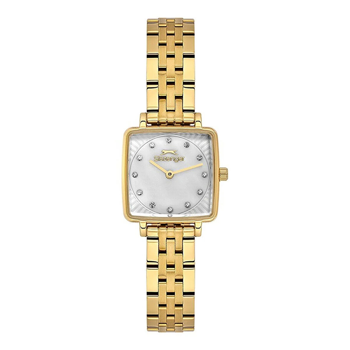 Slazenger SL.09.2507.3.02 Kadın Kol Saati | Taş Detaylı Altın Şıklığı