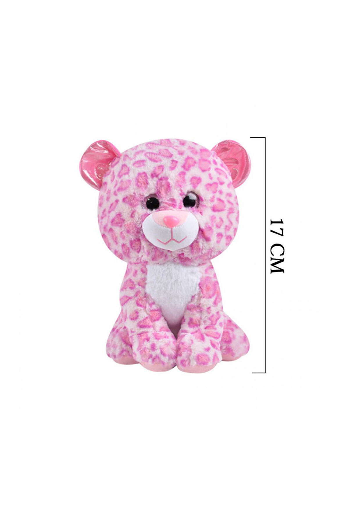 Sevimli Leopar Peluş Oyuncak Hediyelik Uyku Arkadaşı 17 cm