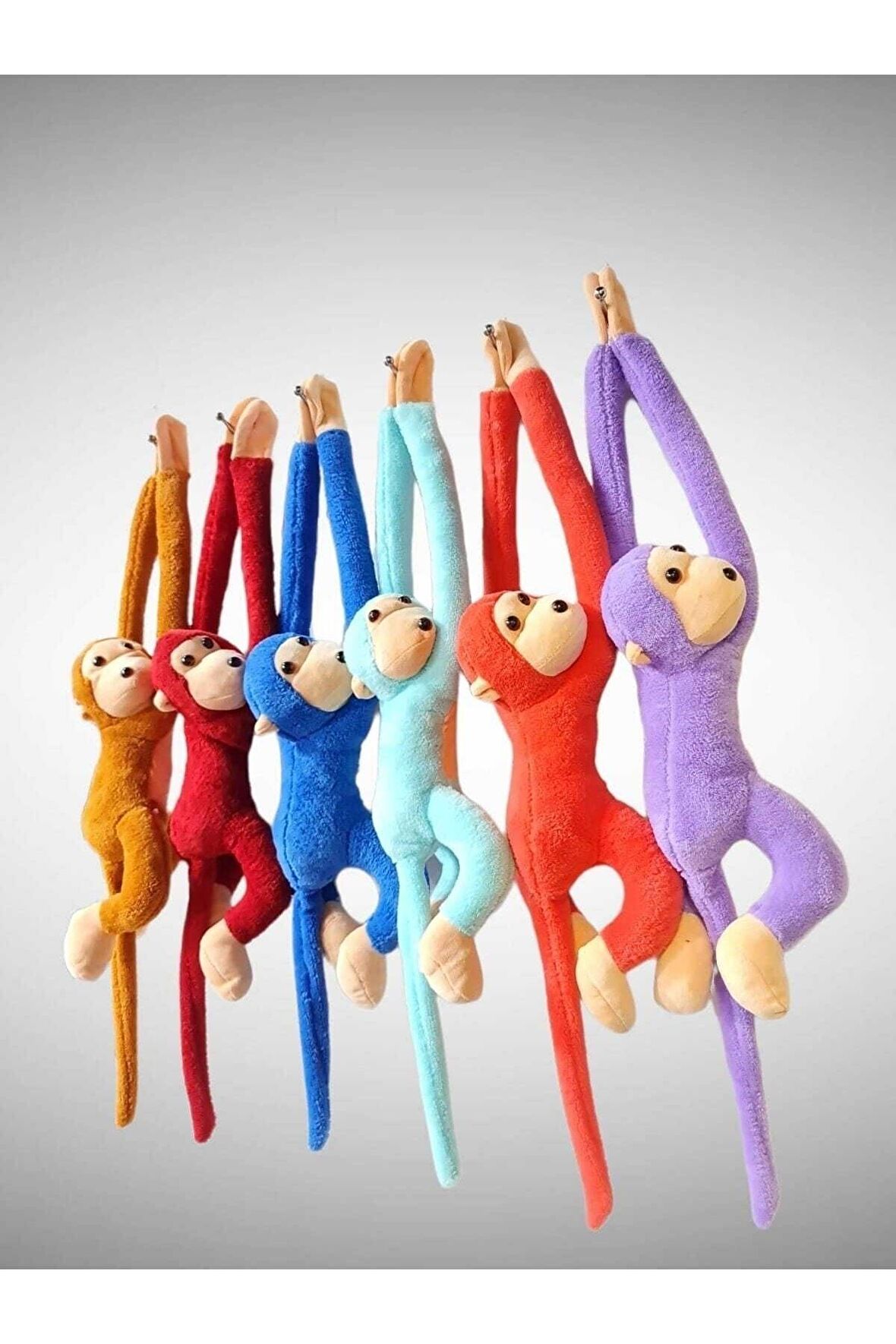 Oyuncak Peluş Maymun Uzun Kollu Sesli Çığlık Atan Maymun Oyuncak Maymun