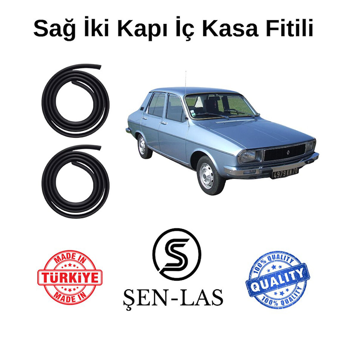 Renault Reno-12 Sedan Şen-Las Sağ Ön ve Arka Fitili ŞL0209