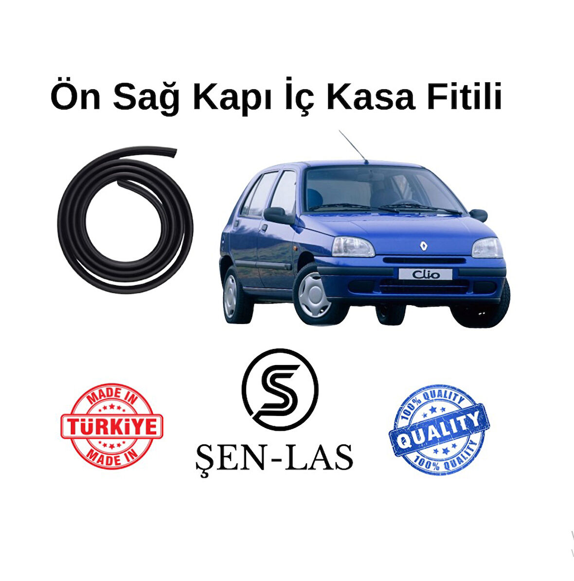 Renault Clio 1  Şen-Las Sağ Ön Kapı Fitili ŞL0701