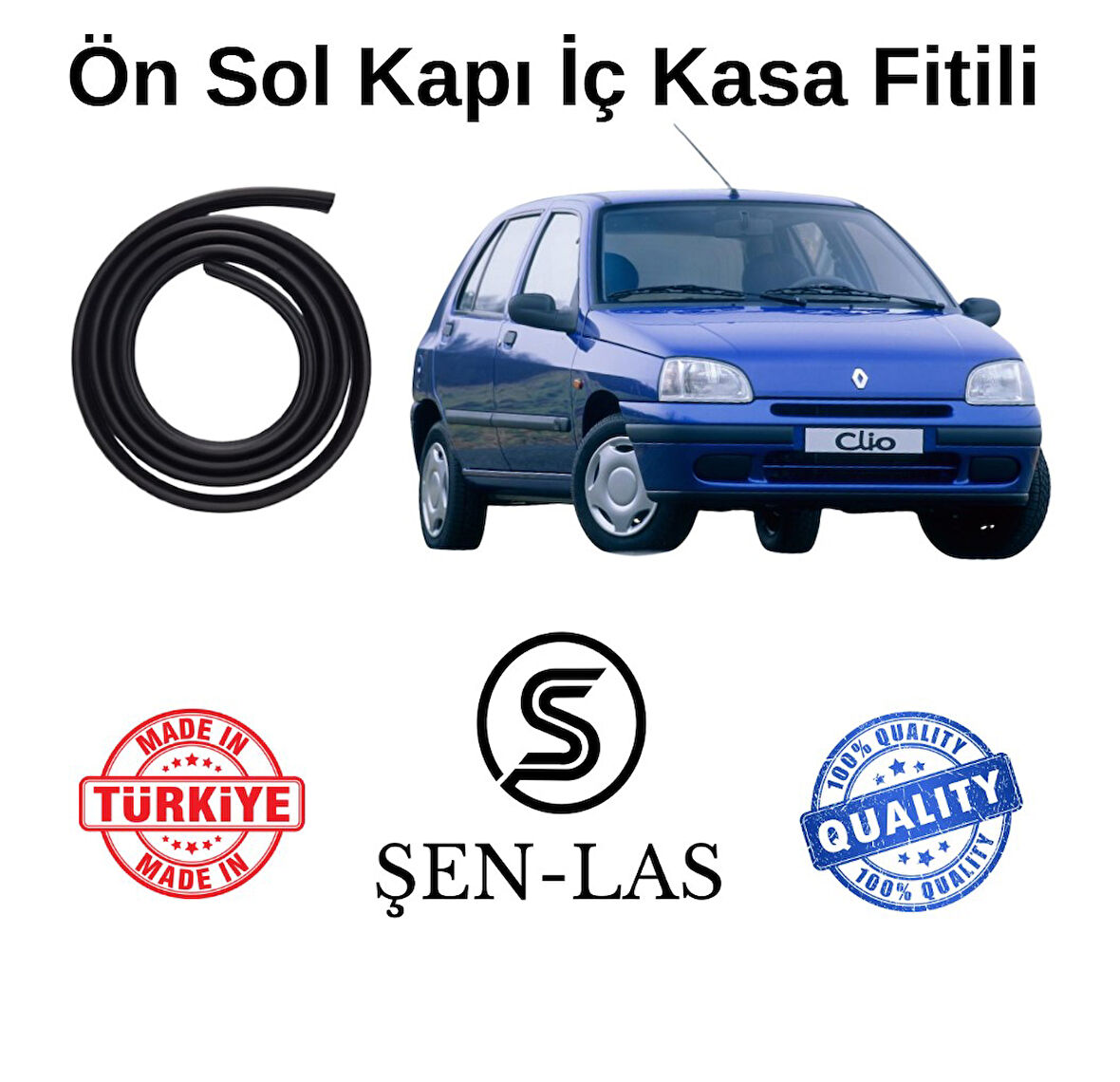 Renault Clio 1  Şen-Las Sol Ön Kapı Fitili ŞL0702