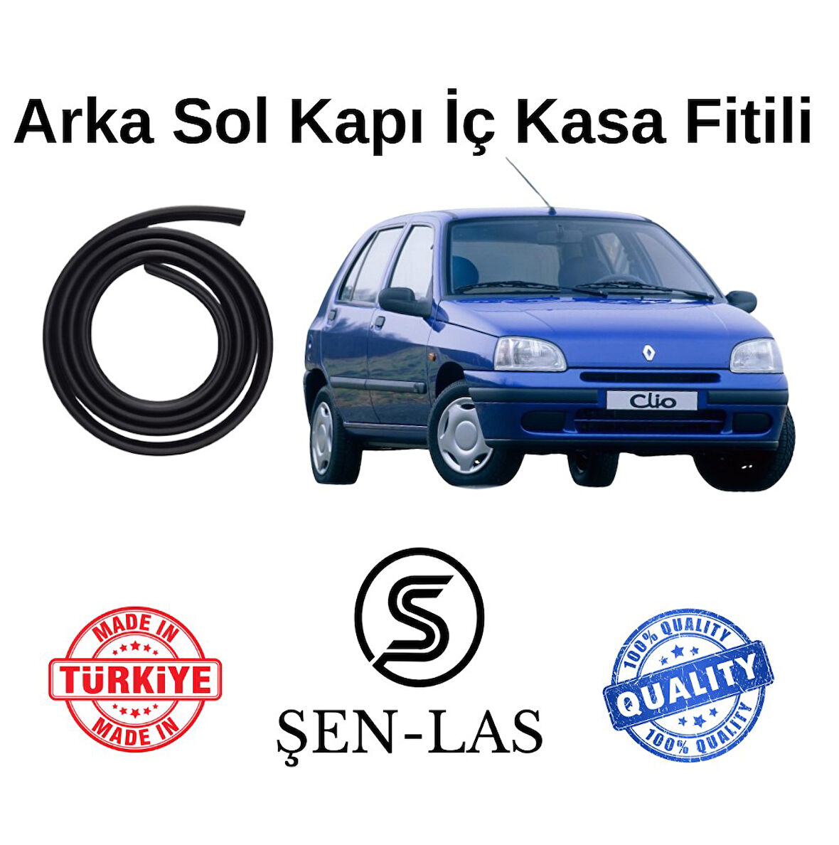 Renault Clio 1  Şen-Las Sol Arka Kapı Fitili ŞL0704