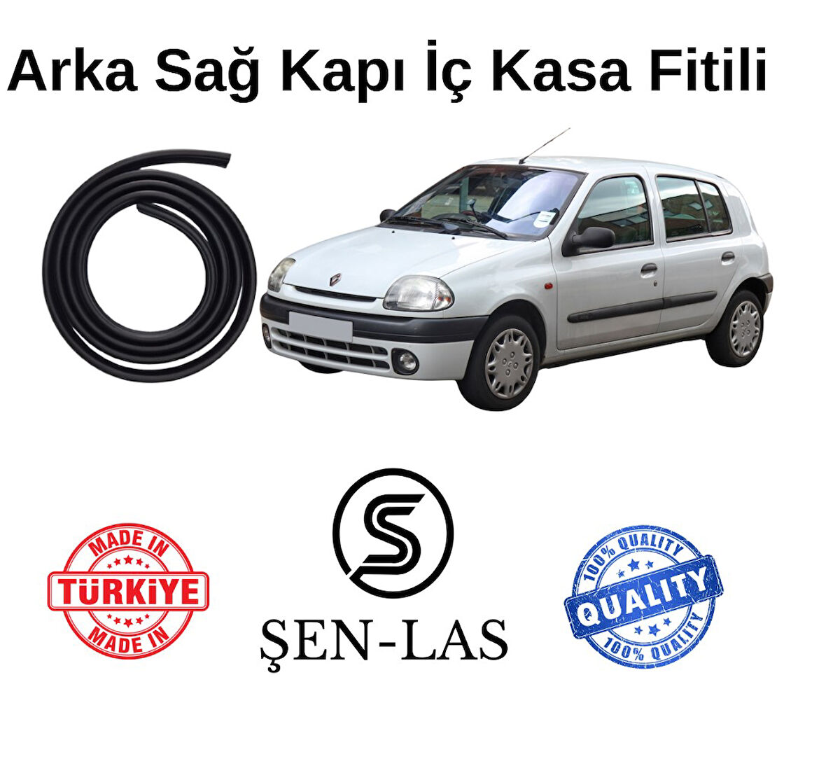 Renault Clio 2 Şen-Las Sağ Arka Kapı Fitili ŞL0803
