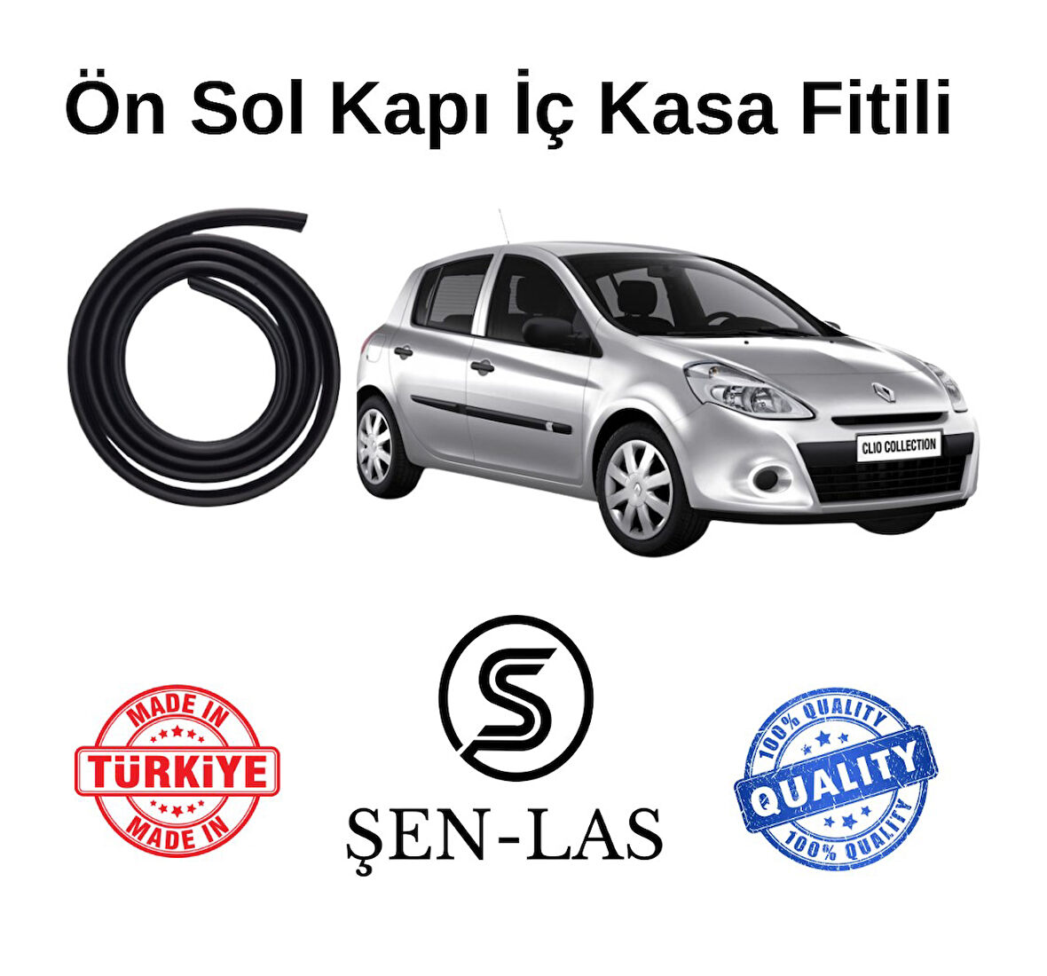 Renault Clio 3  Şen-Las Sol Ön Kapı Fitili ŞL1002