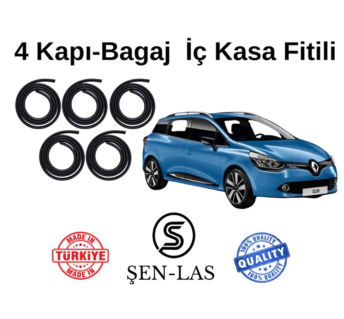 Renault Clio 4 Station Wagon Şen-Las 4 Kapı + Bagaj Fitili ŞL1211
