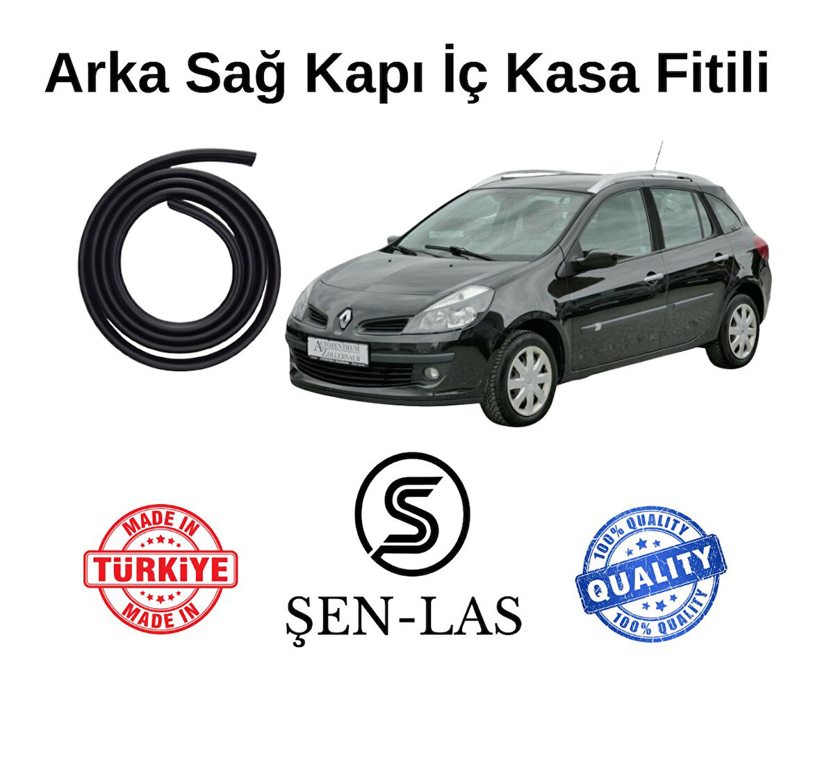 Renault Clio 3 Station Wagon Şen-Las Sağ Arka Kapı Fitili ŞL9003