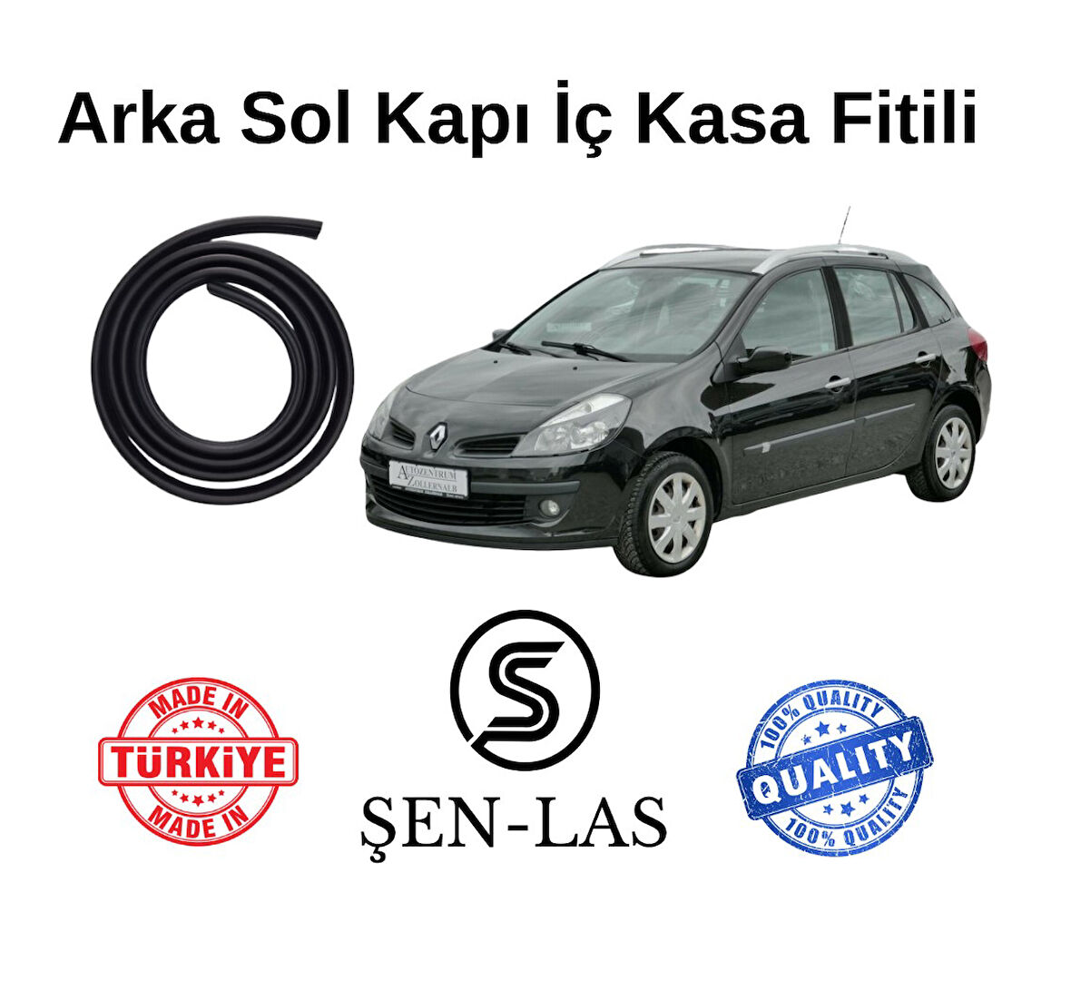 Renault Clio 3 Station Wagon Şen-Las Sol Arka Kapı Fitili ŞL9004