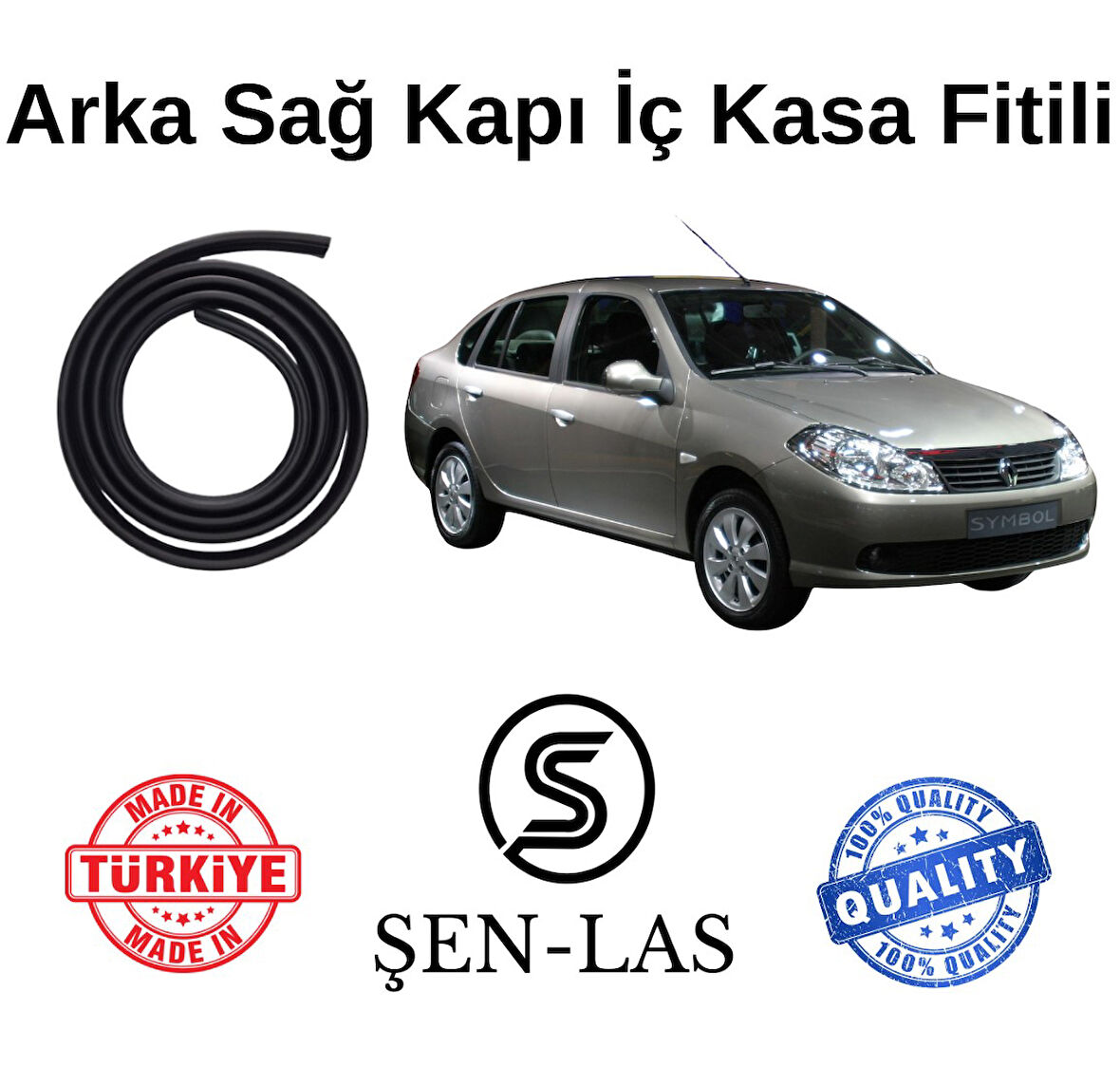 Renault Symbol (2.Nesil) Şen-Las Sağ Arka Kapı Fitili ŞL1603