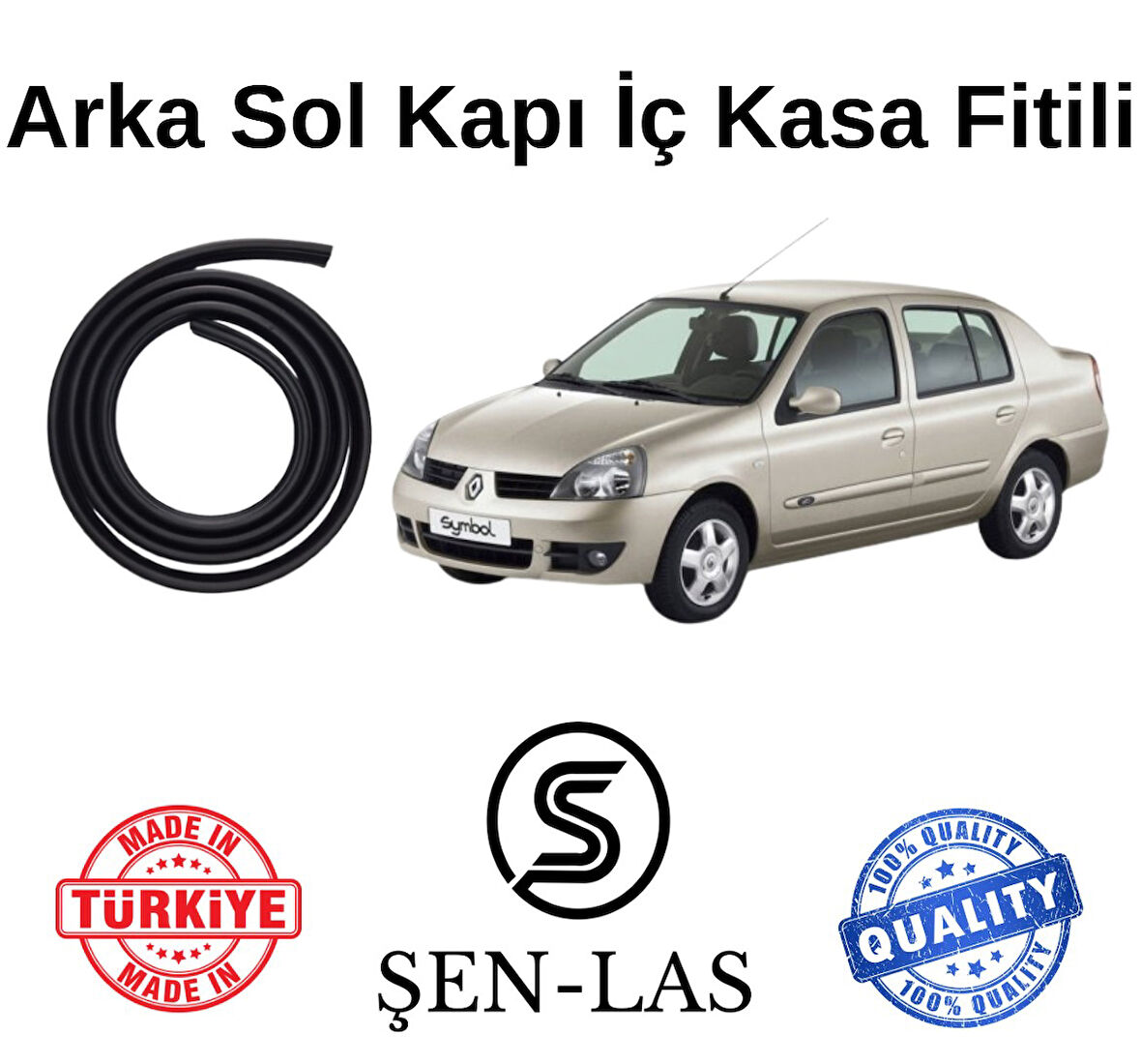 Renault Symbol (1.Nesil) Şen-Las Sol Arka Kapı Fitili ŞL1704U