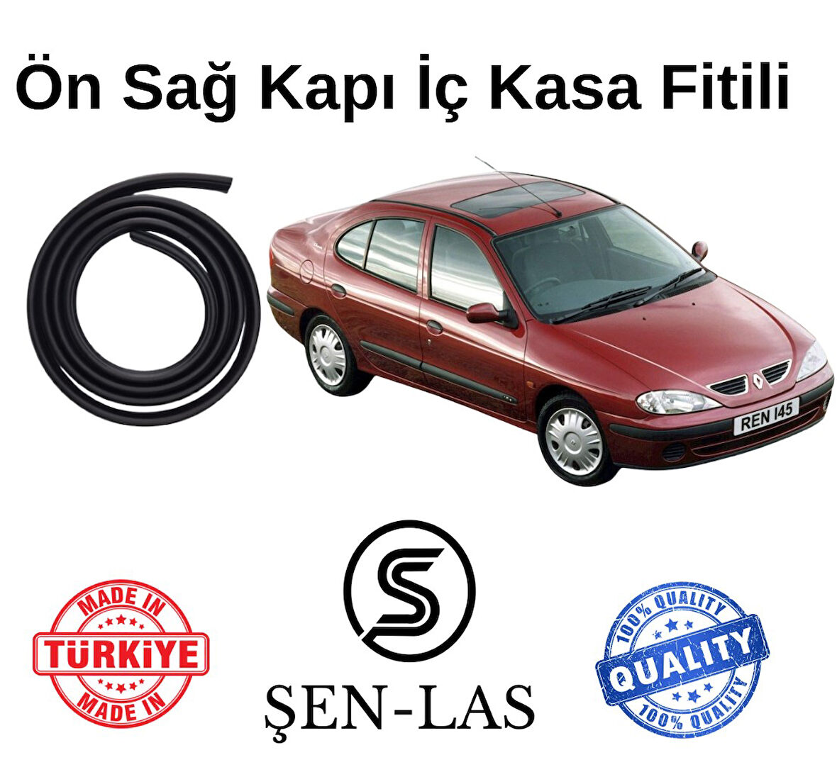 Renault Megane 1 Sedan Şen-Las Sağ Ön Kapı Fitili ŞL2101