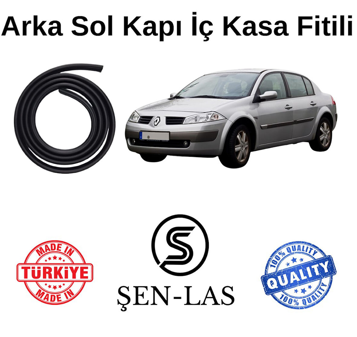 Renault Megane 2 Sedan Şen-Las Sol Arka Kapı Fitili ŞL2404