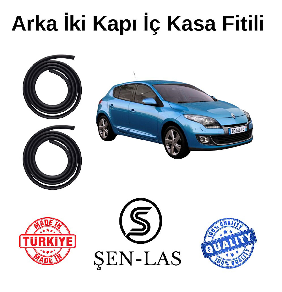 Renault Megane 3 Hatcback Şen-Las Arka Iki Kapı Fitili ŞL2707