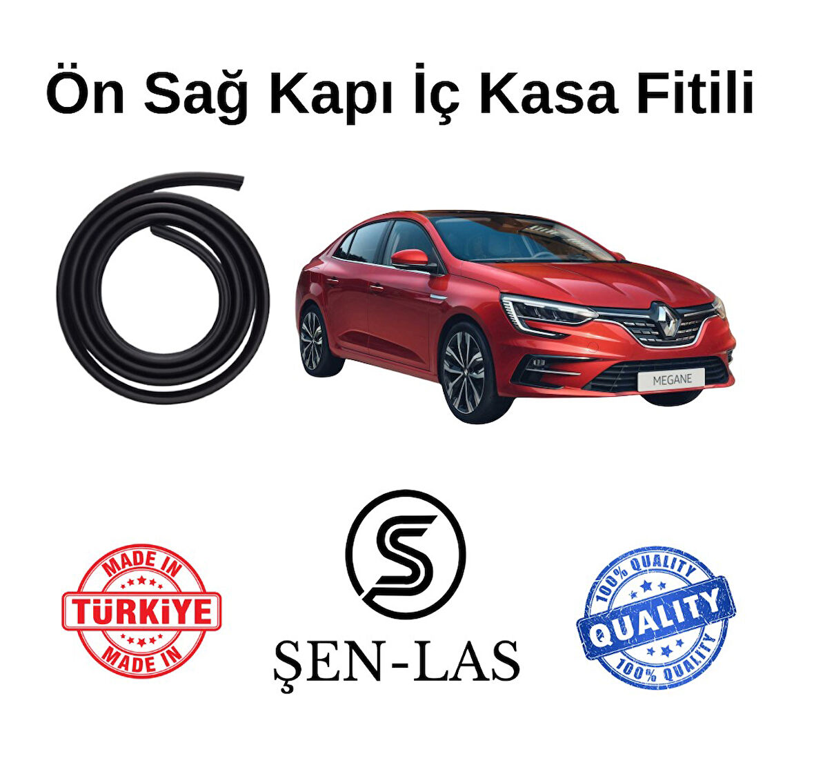 Renault Megane 4 Sedan Şen-Las Sağ Ön Kapı Fitili ŞL3201