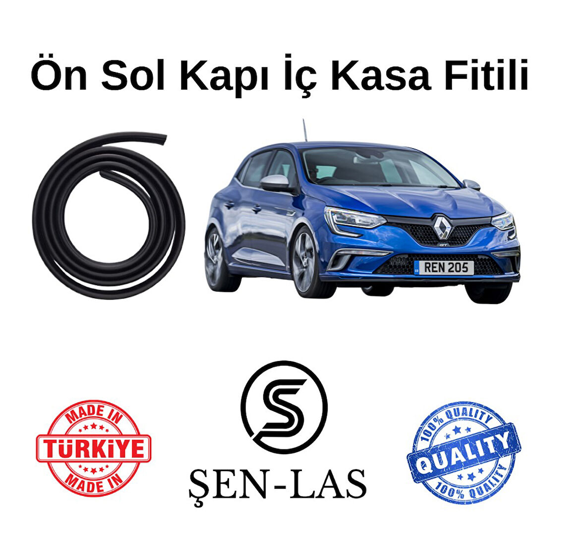 Renault Megane 4 GT Şen-Las Sol Ön Kapı Fitili ŞL3302