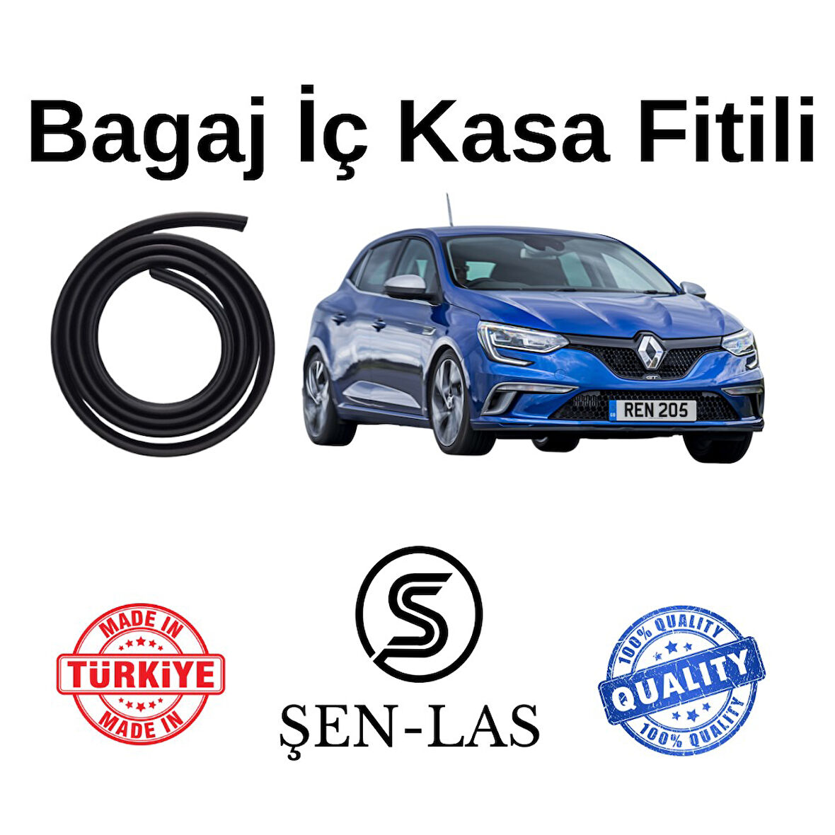 Renault Megane 4 GT Şen-Las Bagaj Fitili  ŞL3305