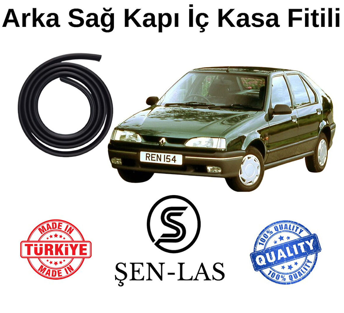 Renault Reno-19 Sedan (1992-1997) Şen-Las Sağ Arka Kapı Fitili ŞL3503