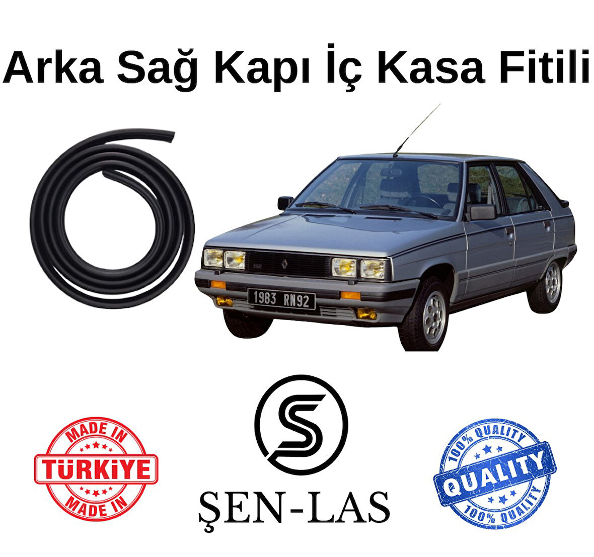 Renault Reno-11 (Flash) Şen-Las Sağ Arka Kapı Fitili ŞL3803