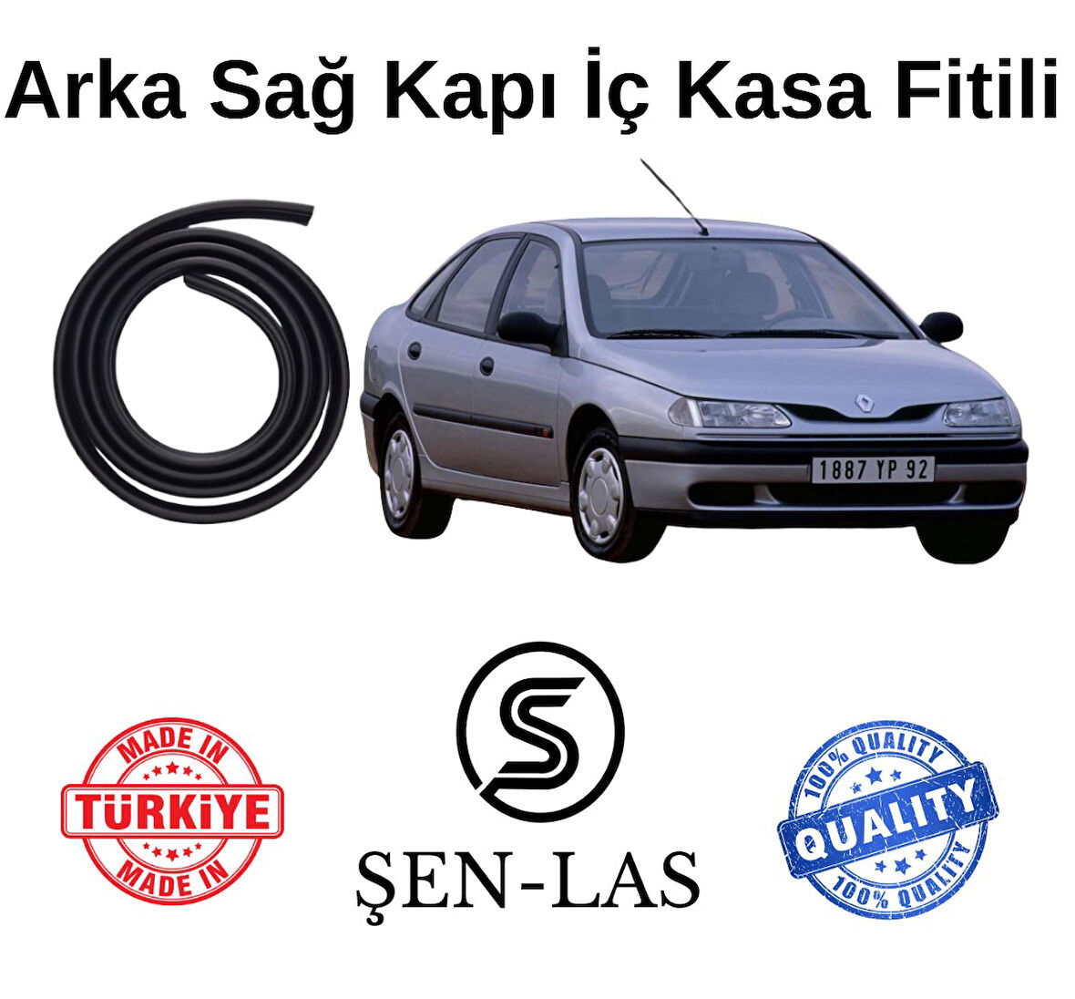 Renault Laguna 1 Sedan Şen-Las Sağ Arka Kapı Fitili ŞL4003