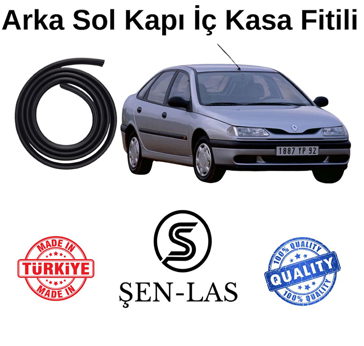 Renault Laguna 1 Sedan Şen-Las Sol Arka Kapı Fitili ŞL4004