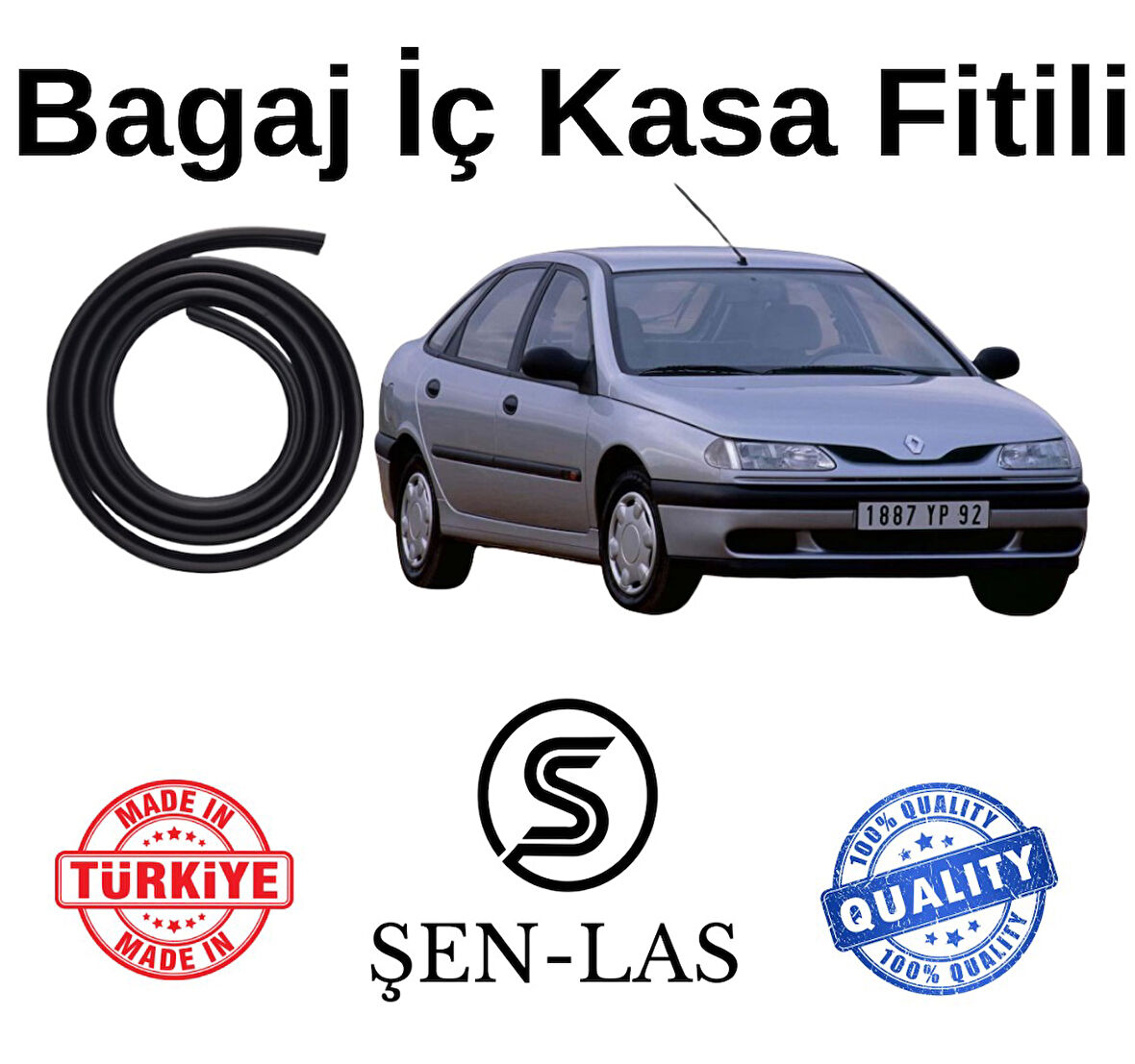 Renault Laguna 1 Sedan Şen-Las Bagaj Fitili  ŞL4005