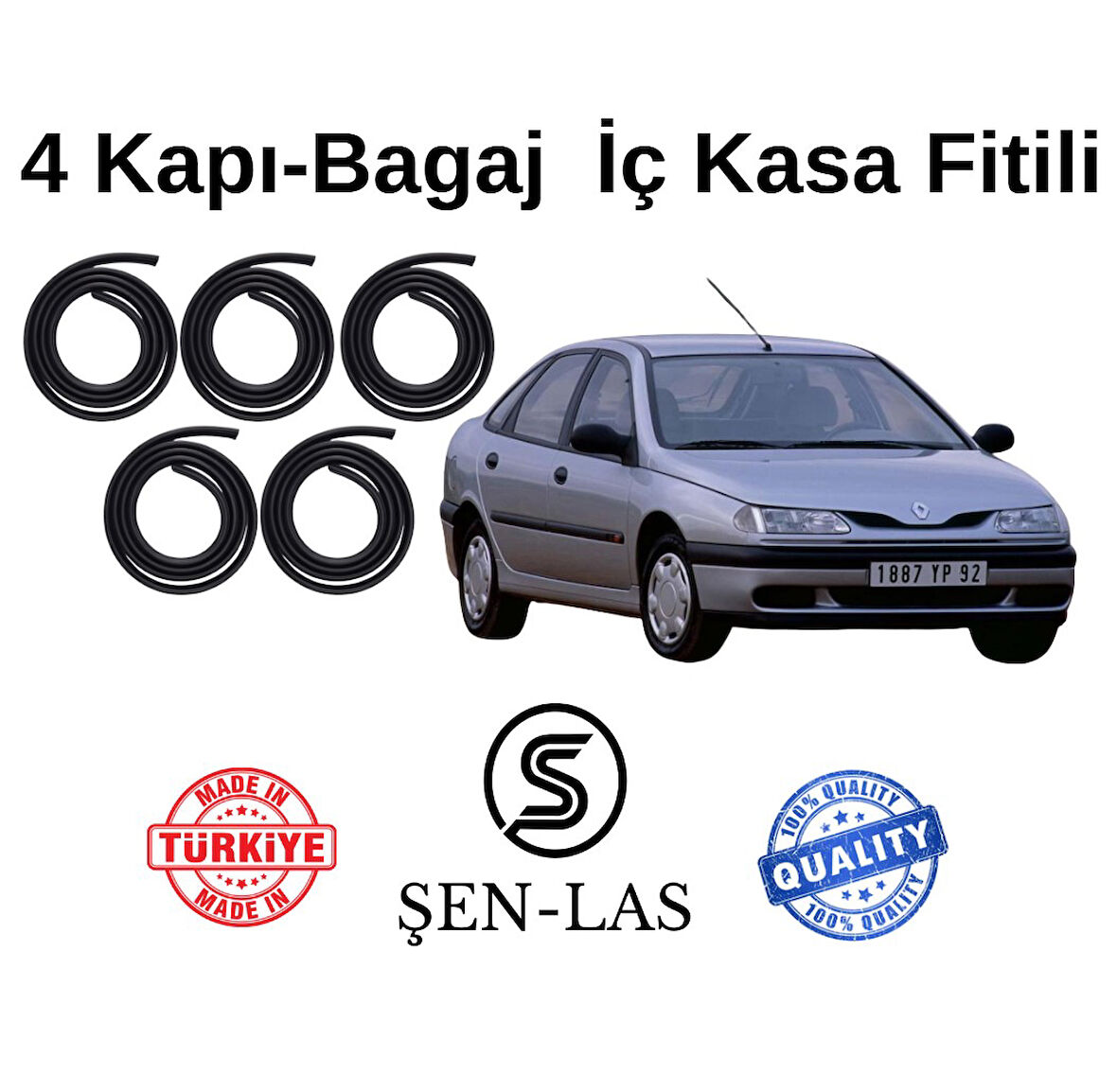 Renault Laguna 1 Sedan Şen-Las 4 Kapı + Bagaj Fitili ŞL4011