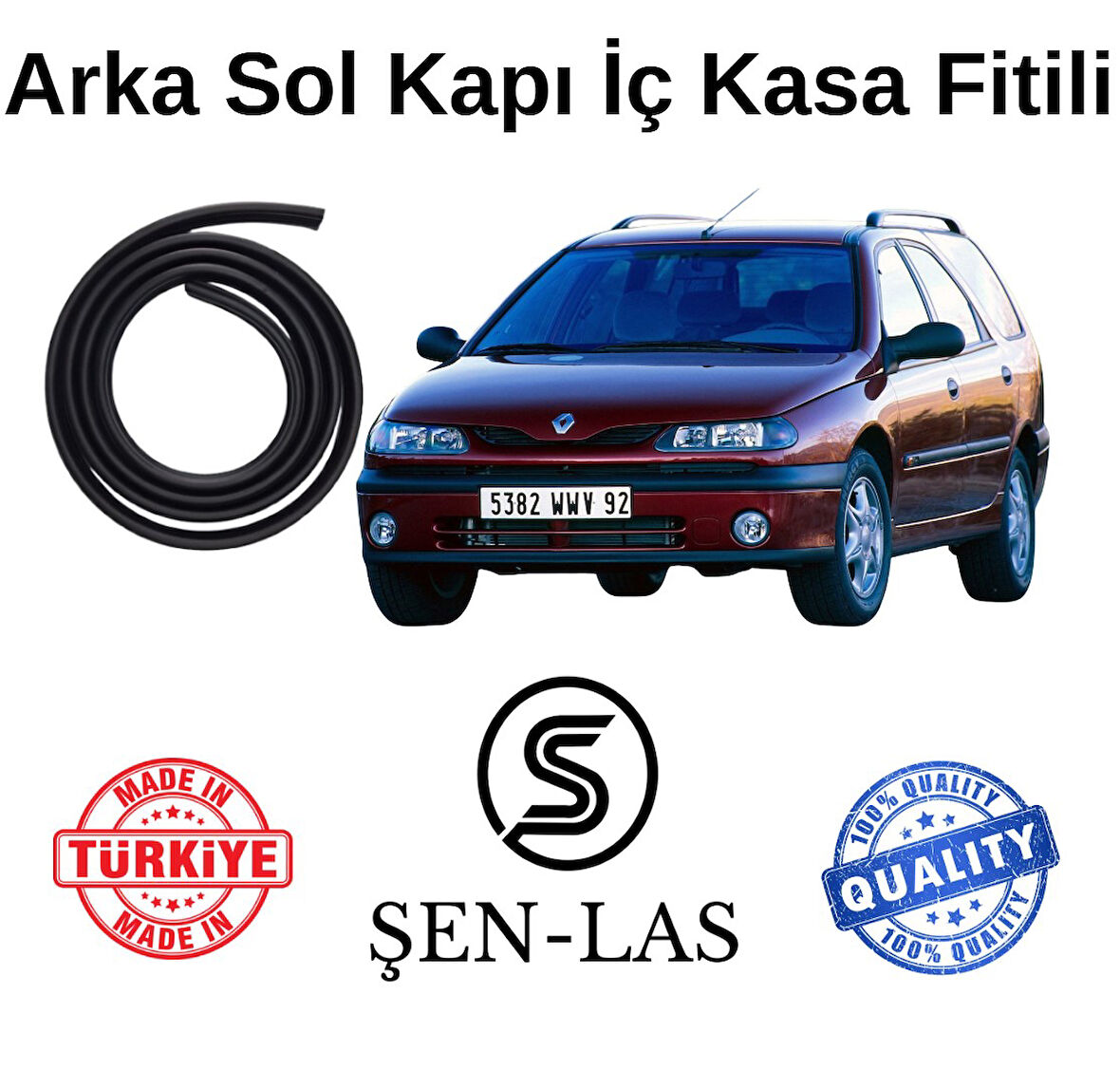 Renault Laguna 1 Station Wagon  Şen-Las Sol Arka Kapı Fitili ŞL4104