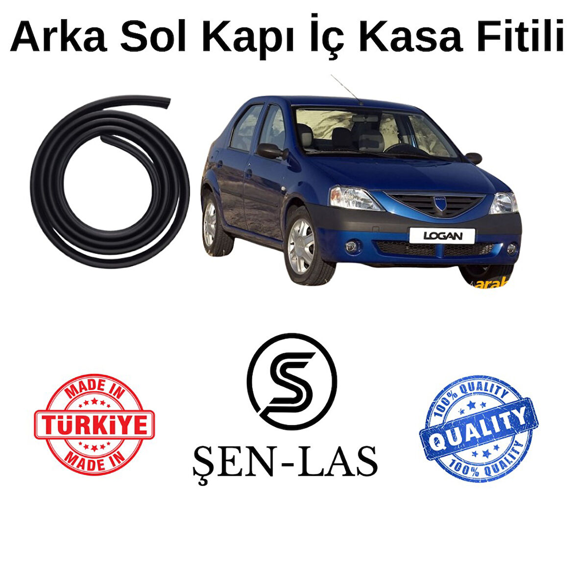 Dacia Logan (1.Nesil) Şen-Las Sol Arka Kapı Fitili ŞL5804