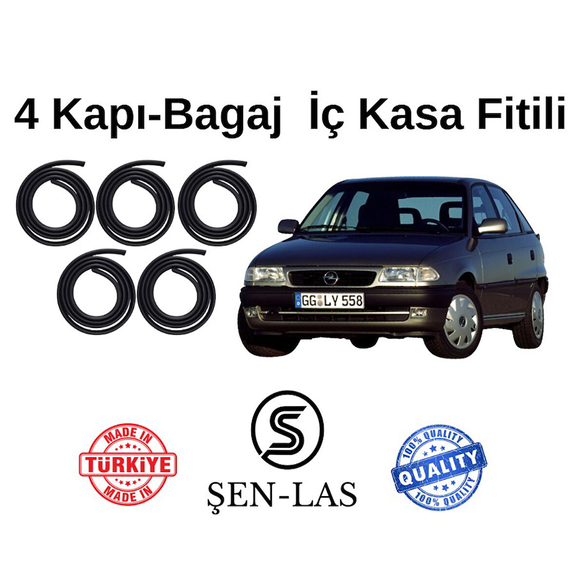 Opel Astra F Sedan (1991-2002) Şen-Las 4 Kapı + Bagaj Fitili ŞL6211