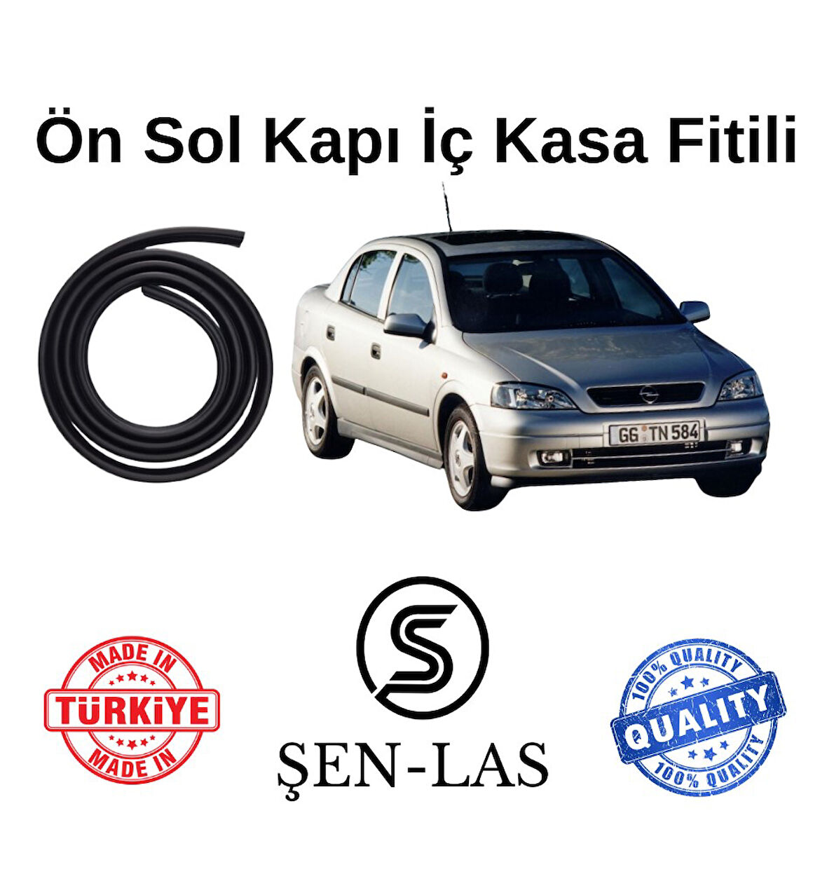 Opel Astra G Sedan (1998-2009) Şen-Las Sol Ön Kapı Fitili ŞL6402