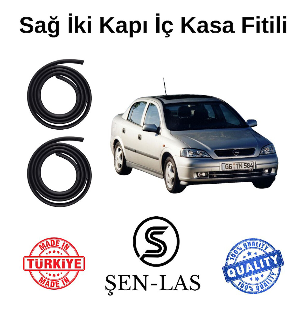 Opel Astra G Sedan (1998-2009) Şen-Las Sağ Ön ve Arka Fitili ŞL6409
