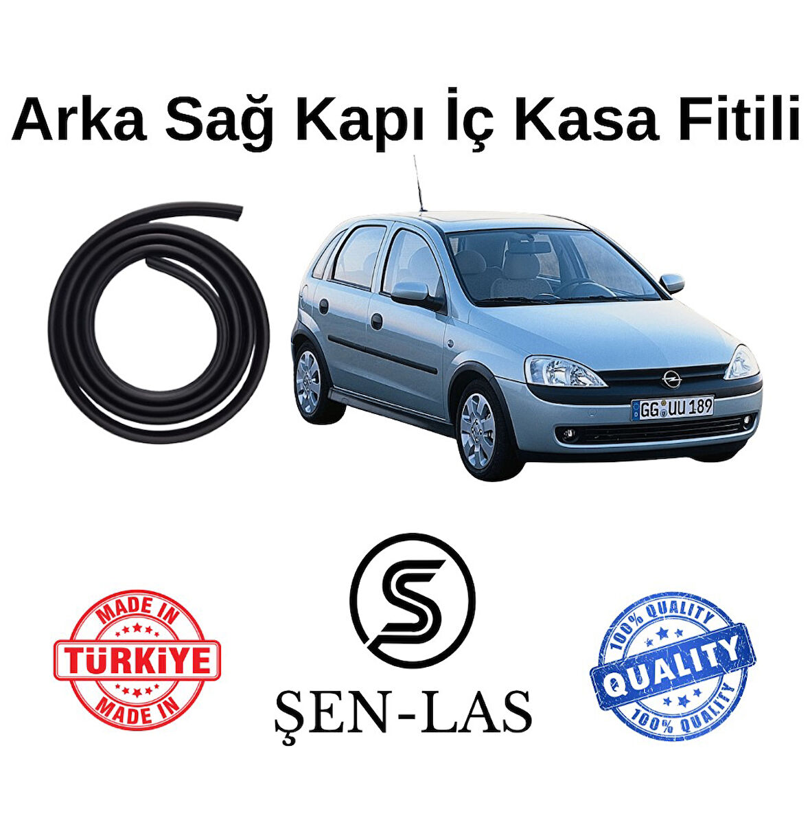 Opel Corsa C Şen-Las Sağ Arka Kapı Fitili ŞL7303