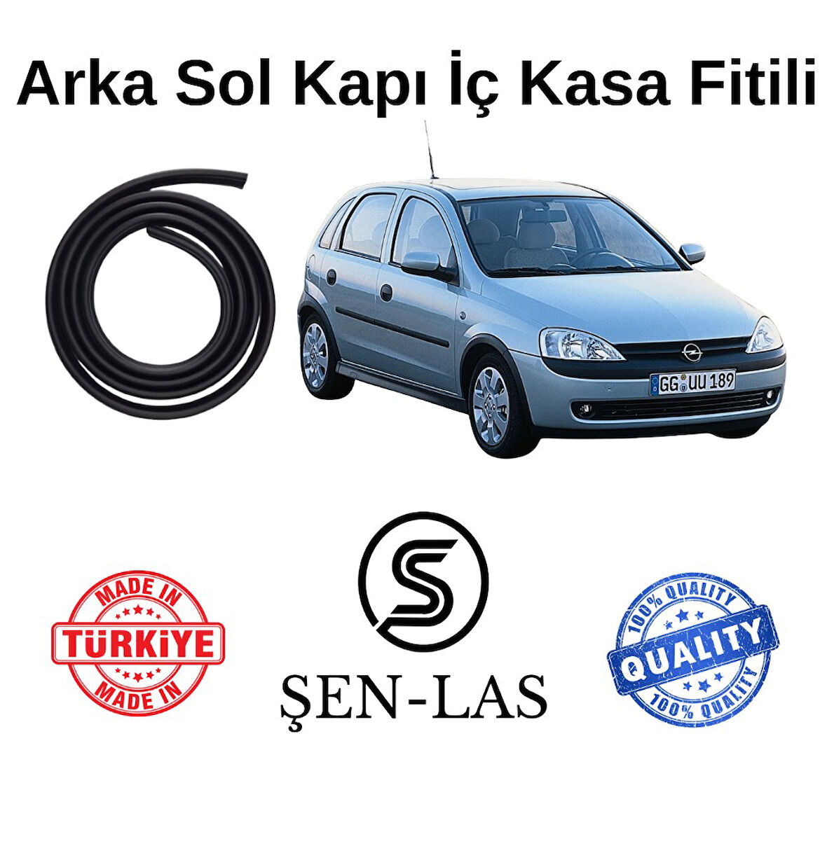 Opel Corsa C Şen-Las Sol Arka Kapı Fitili ŞL7304