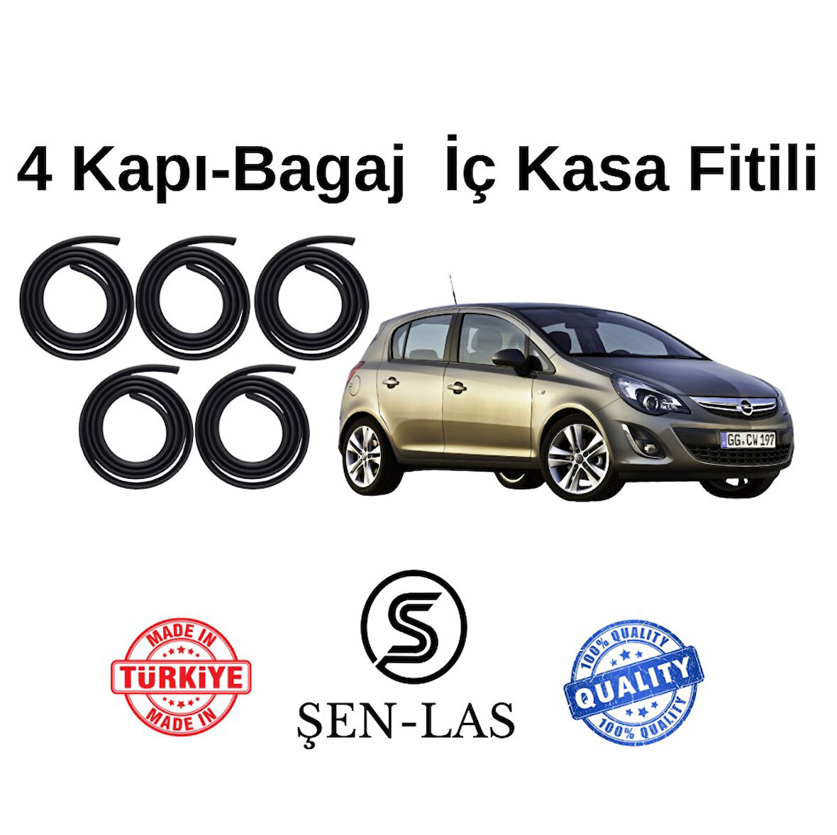 Opel Corsa D Şen-Las 4 Kapı + Bagaj Fitili ŞL7511