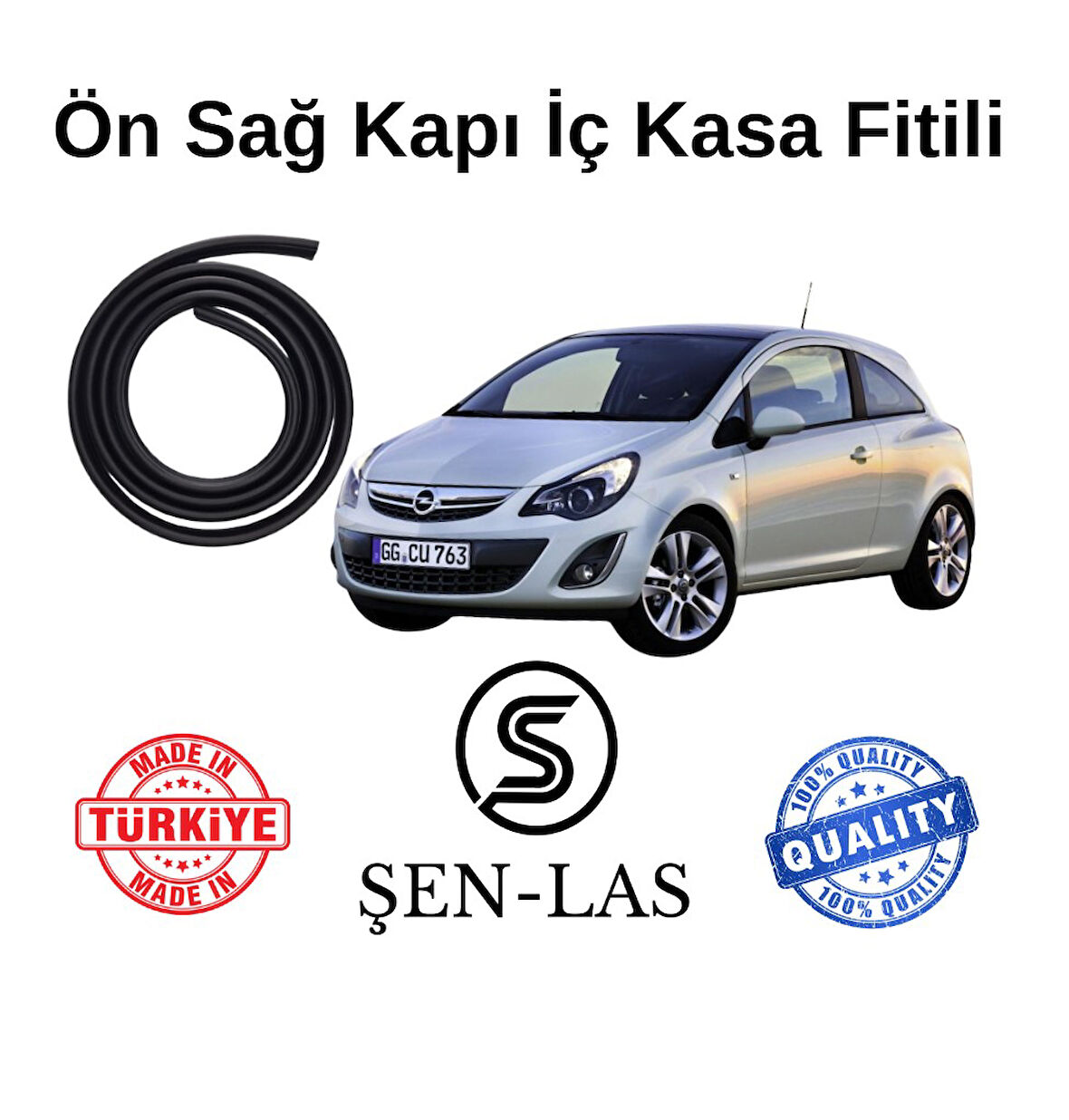 Opel Corsa D Tek Kapı Şen-Las Sağ Ön Kapı Fitili ŞL7601