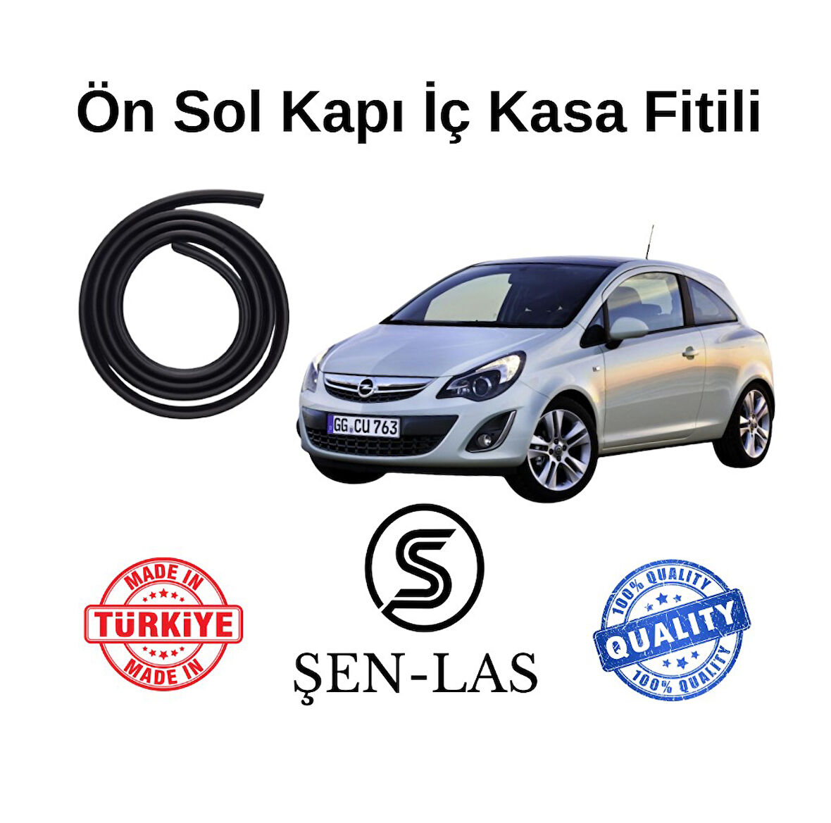 Opel Corsa D Tek Kapı Şen-Las Sol Ön Kapı Fitili ŞL7602