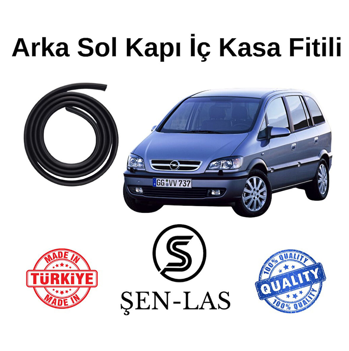 Opel Zafira A (1999-2005) Şen-Las Sol Arka Kapı Fitili ŞL7804