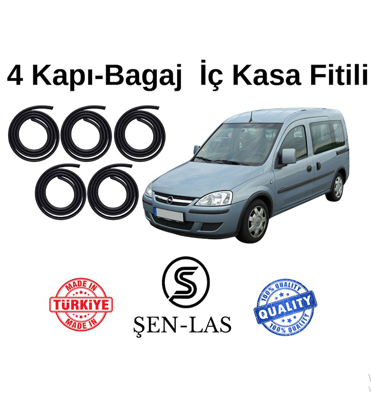 Opel Combo C (2001-2011) Şen-Las 4 Kapı + Bagaj Fitili ŞL8111