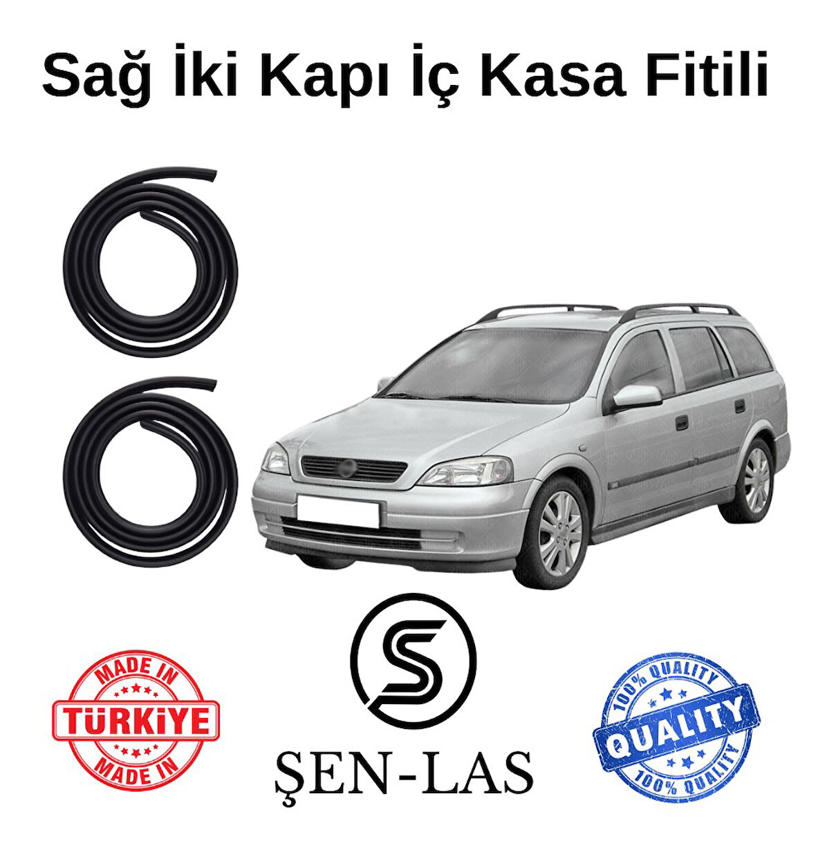 Opel Astra G Station Wagon (1998-2009) Şen-Las Sağ Ön ve Arka Fitili ŞL8509